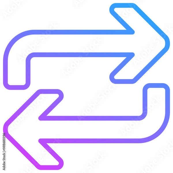 Fototapeta Repeat Icon