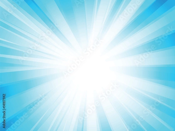 Obraz blue rays background