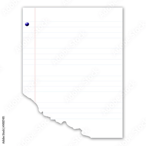 Obraz blank notepaper