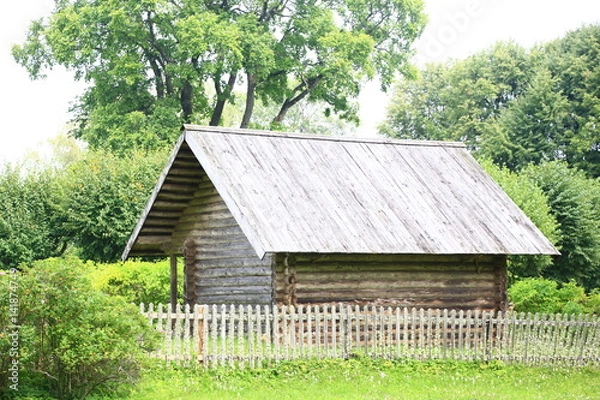 Fototapeta Дом в деревне 