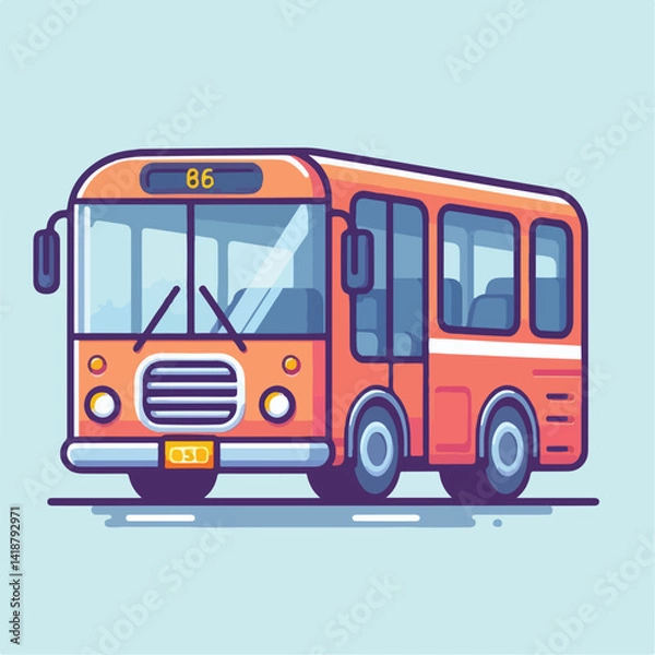 Obraz vector image of bus