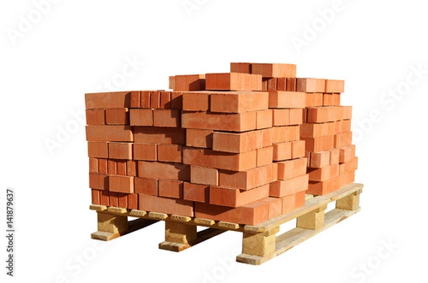 Fototapeta Brick as a building material.