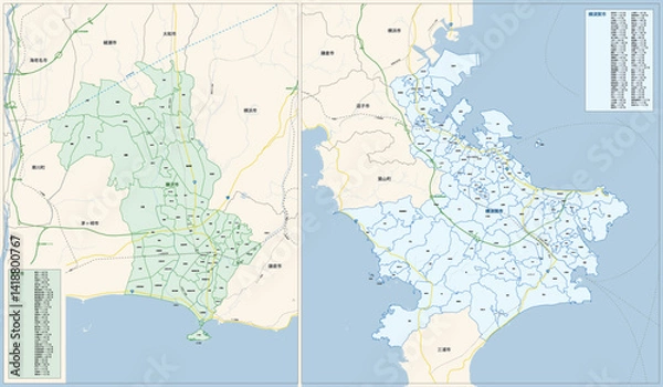 Obraz 神奈川県／藤沢市・横須賀市