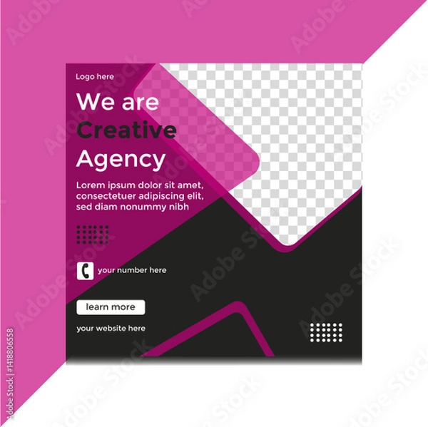 Obraz social media post design