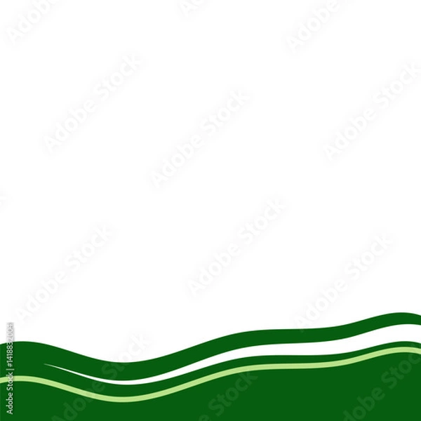 Obraz Footer Line Shape