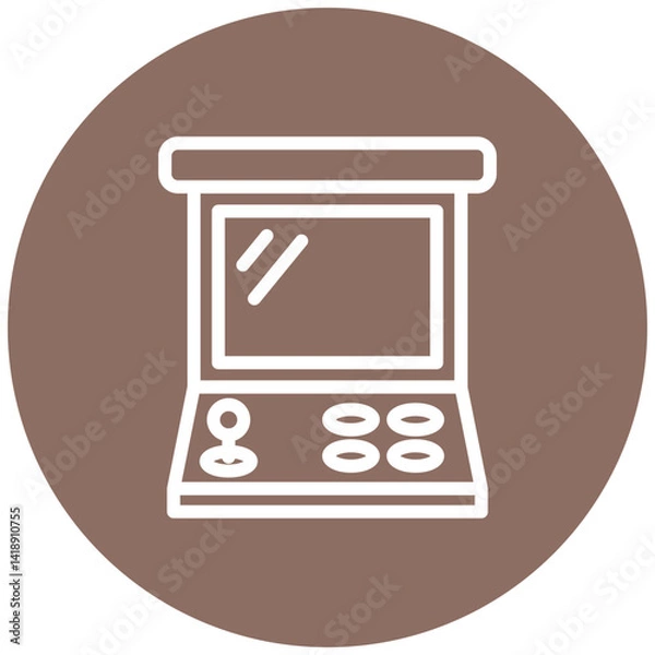 Fototapeta Arcade Games Icon