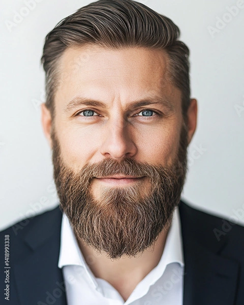 Obraz Close-up of a business man smiling, a handsome business man