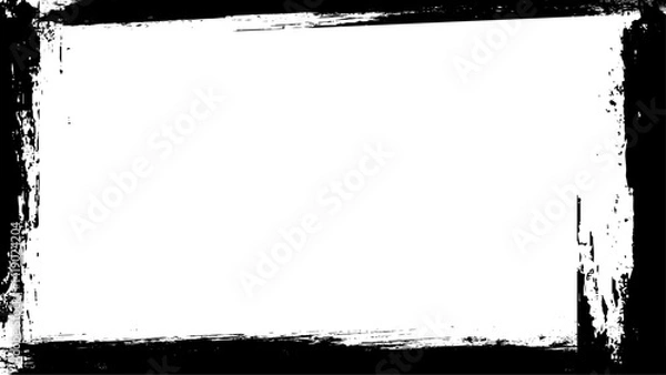 Fototapeta Frame Distressed Grunge illustration. Space for text or image. Vector illustration.