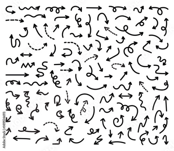 Obraz Big Doodle Arrow Collection