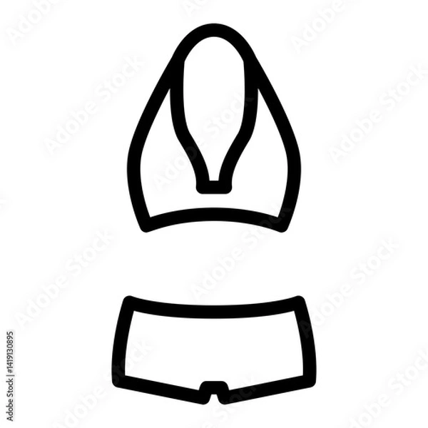 Obraz bikini Line Icon