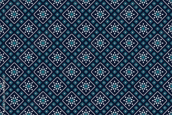 Fototapeta Seamless pattern with abstract vector