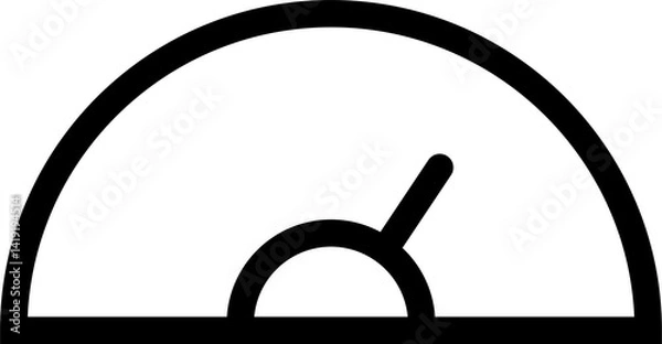 Obraz Speed indicator sign icon