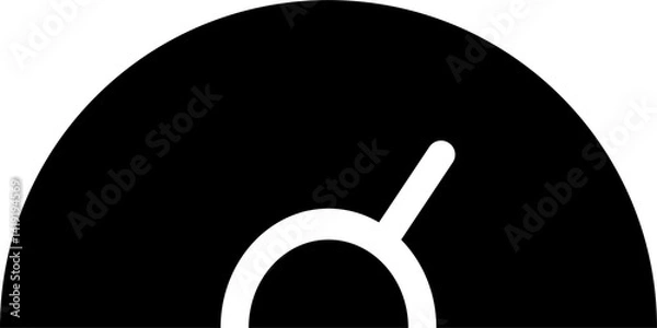Obraz Speed indicator sign icon