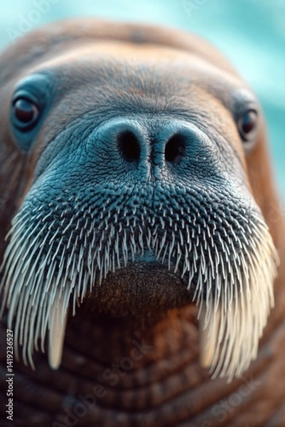 Obraz Closeup of a whale's face