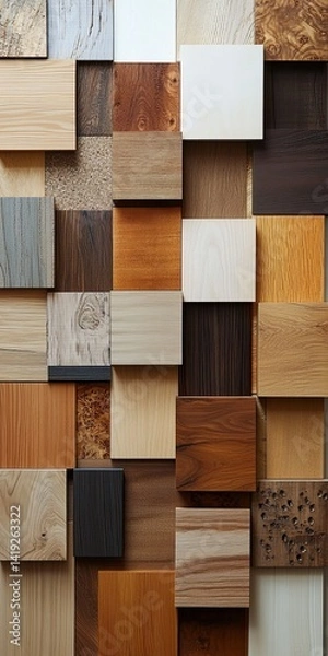 Obraz Wood Samples Display (4)