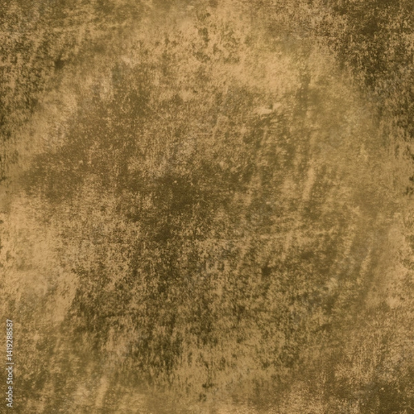 Fototapeta Yellow background. An old worn yellow wall. Yellow texture. Seamless image.
