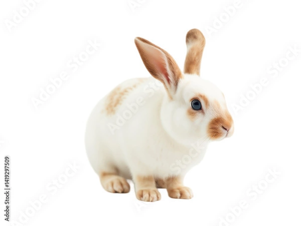 Obraz A PNG Image of a Rabbit on a transparent background