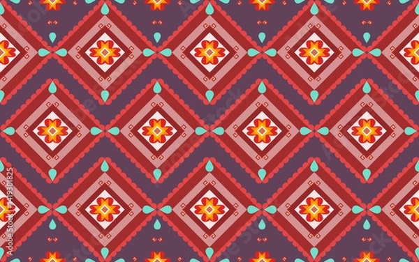 Obraz seamless pattern with colorful stripes