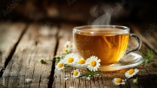 Obraz Aromatic Chamomile Tea: Warmth and Tranquility