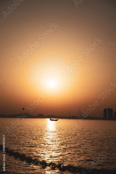 Obraz qatar sunset