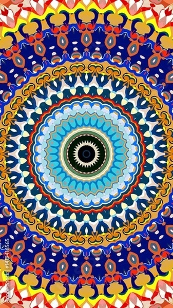 Fototapeta mandala motif design, kaleidoscope motif, mandala pattern, kaleidoscope pattern, wallpaper, mandala, kaleidoscope. HD