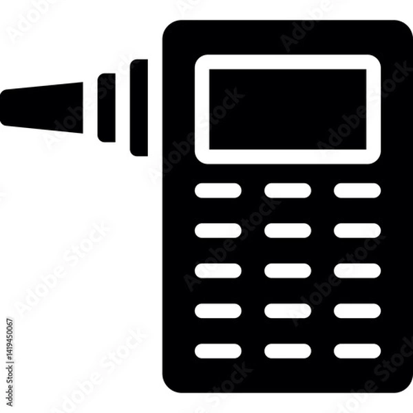 Obraz Breathalyzer Glyph Icon