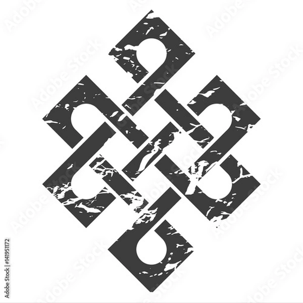 Obraz Monochrome Celtic pattern. Pattern for Scandinavian or Celtic ornament. Vector illustration