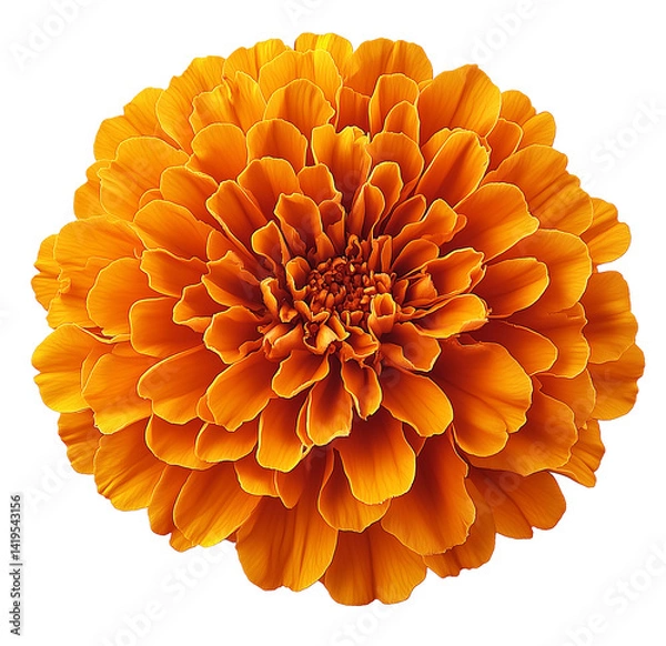 Obraz Orange marigold flower isolated background