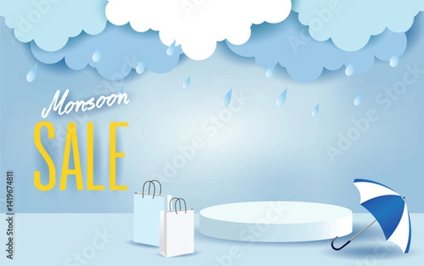 Fototapeta Podium Monsoon 1