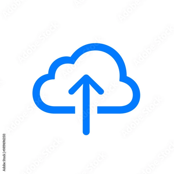 Fototapeta Cloud Upload Icon
