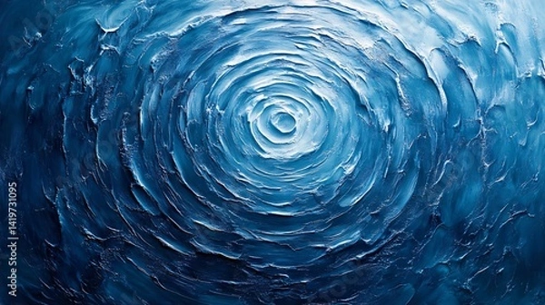 Obraz subtle radial ripple expanding like a breathing circle