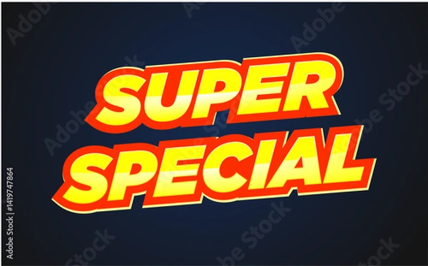 Obraz Super special vector sale poster