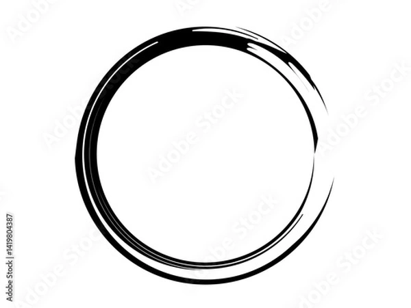 Obraz Grunge circle made for your project. Grunge circle made for marking.
