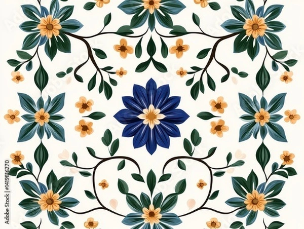 Obraz Floral Pattern Background (1)