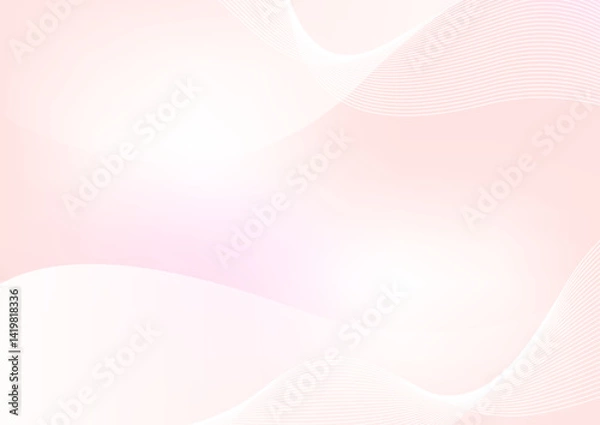 Fototapeta 白とピンクのグラデーションの背景　ベクター　素材