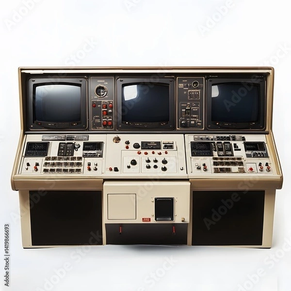 Obraz Vintage Control Panel Console.