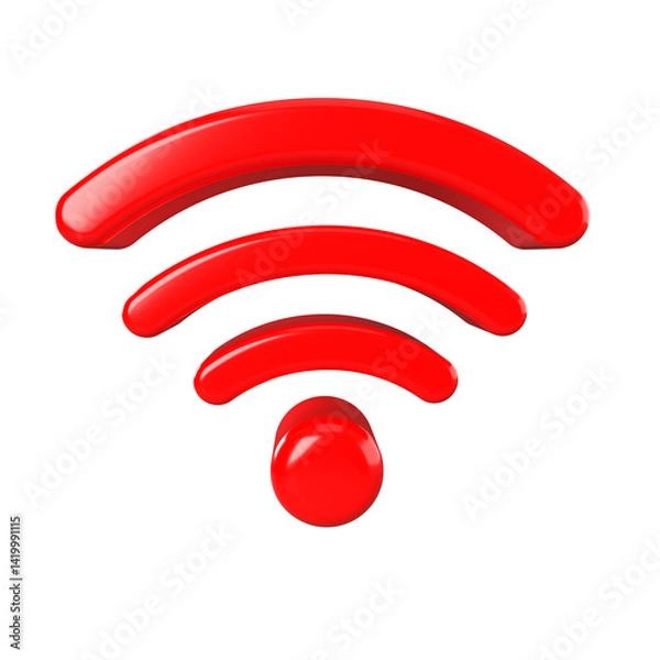 Fototapeta Wifi internet connection icon 