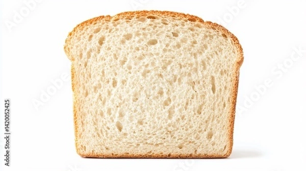 Fototapeta Modern Slice of Bread Icon Vector for Minimalistic Designs