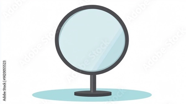 Fototapeta Standing Mirror Icon Vector Isolated Transparent Background