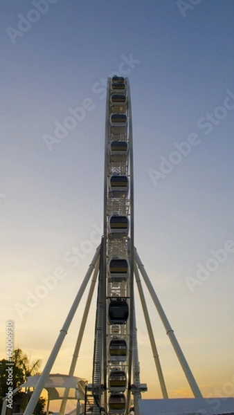 Fototapeta Ferris wheel Sunset.