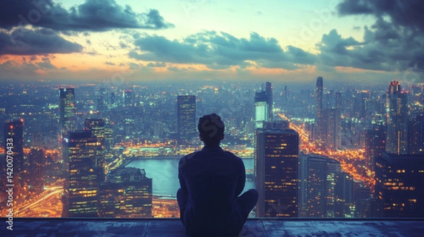 Fototapeta Financial freedom requires continuous learning and adapting to new investment opportunities.