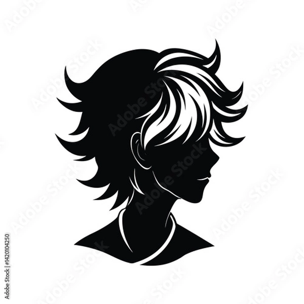 Obraz Half up half down hair style