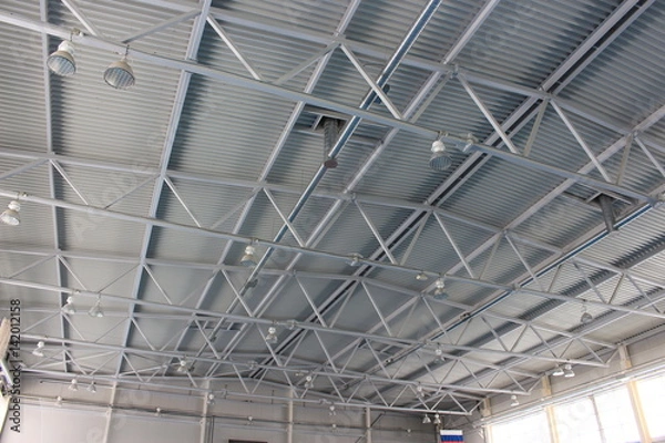 Fototapeta Перекрытия крыши спортивного комплекса