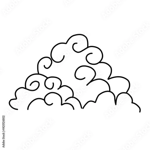 Fototapeta Set of mystic celestial symbol element vector 