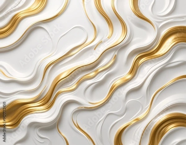 Fototapeta abstract gold and white background
