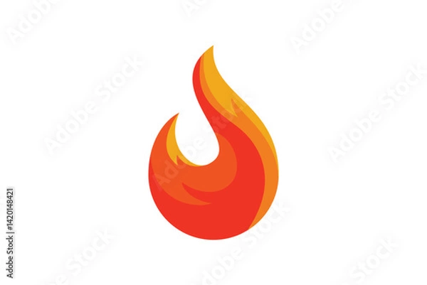 Obraz Fire Flame Logo Design Template