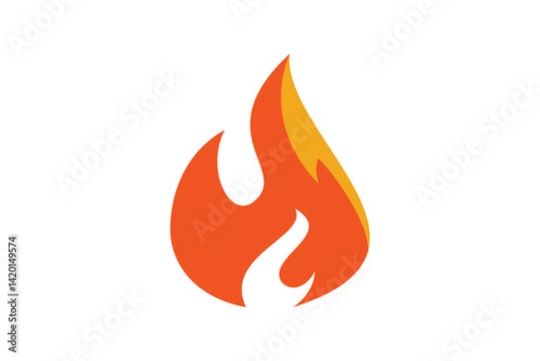 Obraz Fire Flame Logo Design Template