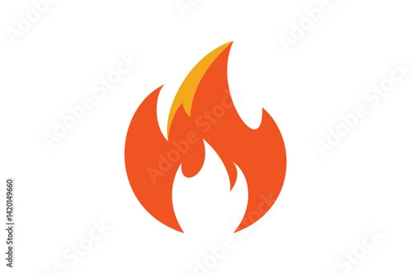 Obraz Fire Flame Logo Design Template