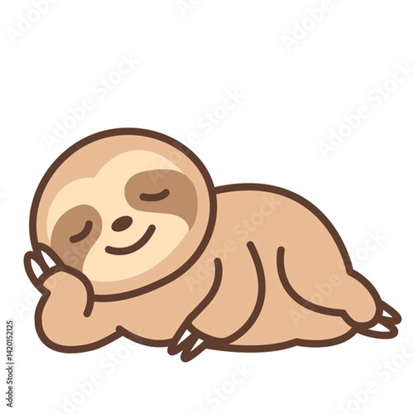 Obraz イラスト_ナマケロ