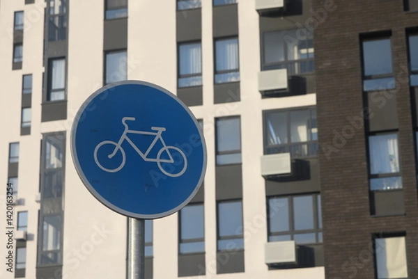 Obraz road sign bicycle, traffic sign, traffic rules in Turkeyroad signs, road sign, traffic rules, urbanism, 55